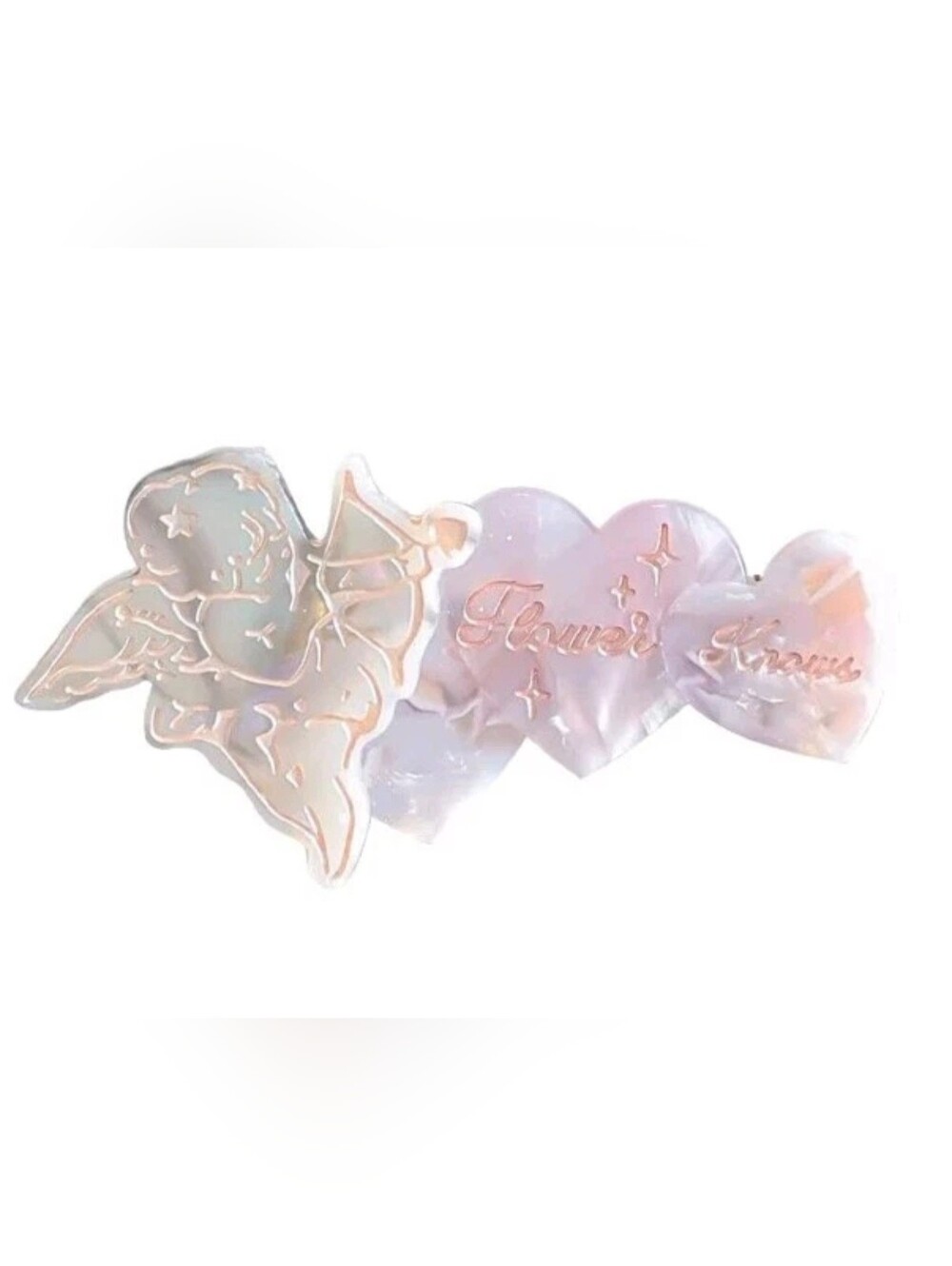 Flower Knows Violet Strawberry Rococo Angel 1 Pcs Hair Clip. New